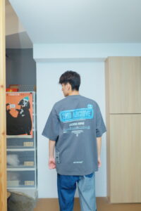 灰色Code nine Tee